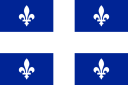 Drapeau quebecois, le fleurdelisé (Quebec)